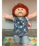 RARE Vintage Cabbage Patch Kid Girl Red Poodle Pony Brown Eyes HM#17 1988 - $11,923.67 MXN
