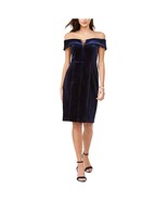 $188 Vince Camuto Sleeveless Off Shoulder Knee Length Sheath Formal Dres... - $89.36 CAD