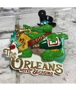 The Orleans Hotel and Casino Alligator Mardi Gras Necklace Charm 2000 - $14.84