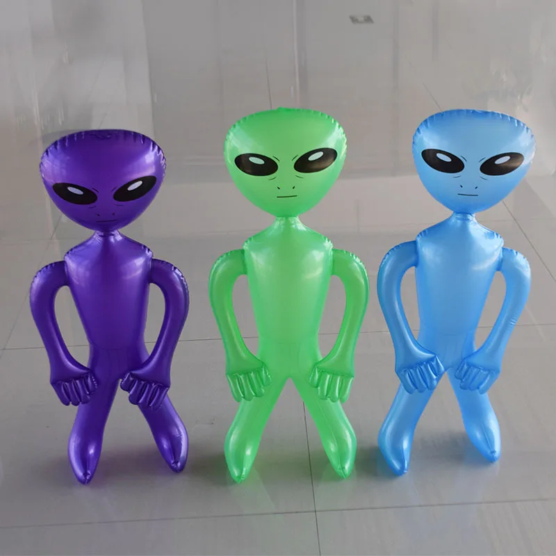Play 170cm Giant Alien Model Green Purple Blue Gray Pink ET Play Adult Inflatabl - £31.66 GBP