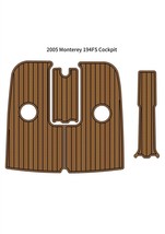 2005 Monterey 194FS Cockpit Pad Boat EVA Foam Faux Teak Deck Floor Mat F... - £448.46 GBP