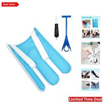 Easy On-Off Sock Aid &amp; Dressing Stick Set for Seniors – Ultimate Comfort... - $40.54