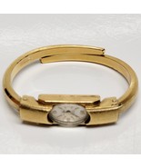 Vintage Gruen Watch 10 Micron Gold Plate Ladies Hinged Bracelet - Parts ... - $348.58 MXN