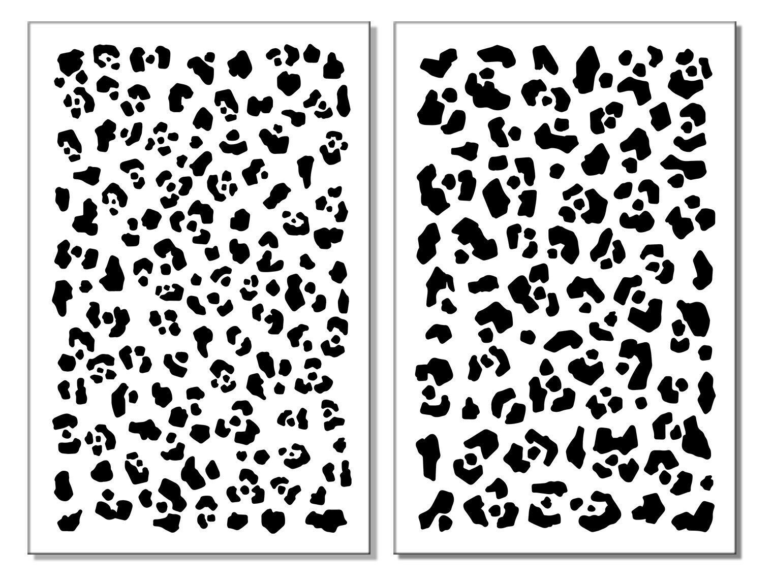 Primary image for Paint Stencils Mylar Camo Duck Jon Boat Stencils Camouflage 2 - Leopard Print