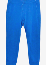 Armani Exchange  Blue White Logo Design Cotton Men&#39;s Sweatpants Size XL - £76.55 GBP