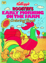 Kellogg&#39;s Rooster&#39;s Early Morning on the Farm Coloring Book (1984) - Unused - £5.74 GBP