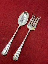 Gorham Heritage 2 Piece Salad Silver Plated 11&quot; Fork &amp; Spoon Serving Set Italy - £23.70 GBP