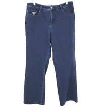 Dream Jeannes Jeans Size 12 Straight 34x28 Zip 5 Pocket Quacker Factory ... - £13.59 GBP