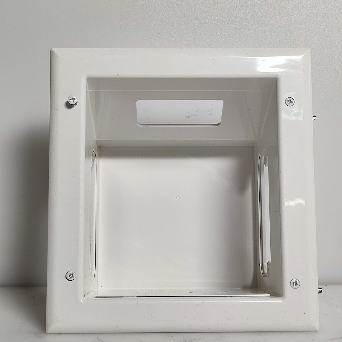 Commercial Electric Tv Multimedia Recessed Box For Hidden Wiring 5053WHVN Wall Plates