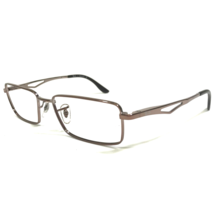 Ray-Ban Brille Rahmen RB6162 2531 Glänzend Braune Gold Rechteckig 53-17-140 - £58.69 GBP