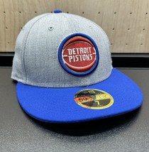 New Era Detroit Pistons Low Profile NBA Hat Size 7 59Fifty Fitted 70387792 - £27.50 GBP