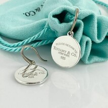 Return to Tiffany Round Drop Dangle Hook Earrings in Sterling Silver - $349.00