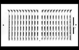 16&quot; X 10&quot; 2-Way Vertical AIR SUPPLY GRILLE - DUCT COVER &amp; DIFFUSER - £31.54 GBP