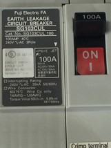 Fuji Electronic SG103CUL Earth Leakage Circuit Breaker 100A 240VAC 3P  - $69.50