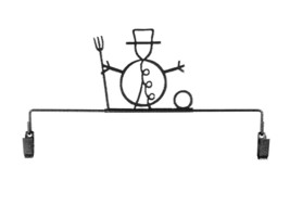 Classic Motifs 12 Inch Snowman Craft Hanger With Holding Clips - $15.95