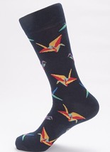 Origami Bird Socks Novelty Unisex 6-12 Crazy Fun SF143 - £6.17 GBP