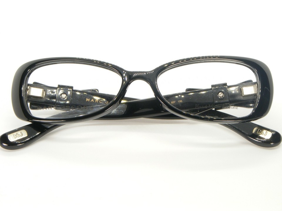 NEW MARC JACOBS MJ 381 807 SHINY BLACK EYEGLASSES GLASSES FRAME 51-16-135mm Item image 9