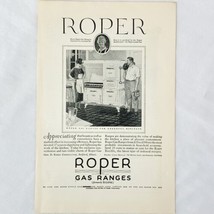 Vintage 1923 Roper Gas Ranges Print Ad Inspected By A Woman George D Roper Corp - £5.22 GBP