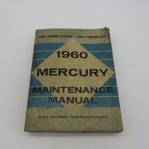 1960 Mercury Maintenance Manual Original Ford MD-6077.60 October 1959 - £11.74 GBP