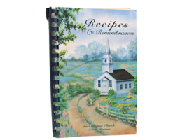 Recipes Remembrances Cookbook Spiral Bound Tennessee Church Recipe Collection - £11.51 GBP