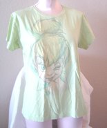Women&#39;s Size XL  Lime Green Tinkerbell T Shirt Disney - £10.35 GBP