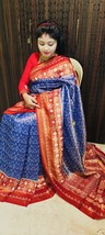 new Beatiful Tissue silk Handloom   wedding silk saree - $88.89