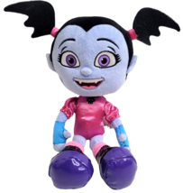 Disney Junior Vampirina Doll 10&quot; Plush Cloth Purple Vampire Batwing Hair NOTE - £6.77 GBP