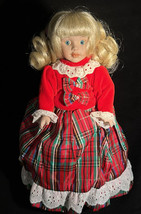 97 Goebel Christmas Victoria Ashlea Orig Porcelain  Doll Karen Kennedy - £10.07 GBP