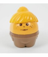 VINTAGE LITTLE TIKES CHUNKY TODDLER TOTS BLONDE GIRL PONYTAIL CHILD FIGURE - $120.52 MXN