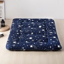 Flowers Blue Futon Tatami Mat Japanese Futon Mattress Idea Present for Kids, 120 - £95.25 GBP+