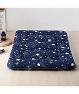 Flowers Blue Futon Tatami Mat Japanese Futon Mattress Idea Present for K... - £93.47 GBP+