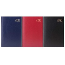 2024 Diary A5 Day A Page Diary With Half Saturday And Sunday Page DAP Organizer - £6.39 GBP