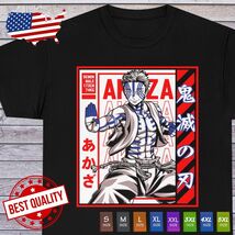 Akaza Crescent moon Demon Slayer Shirt Manga Tee Anime Clothing Japanese... - $17.99+