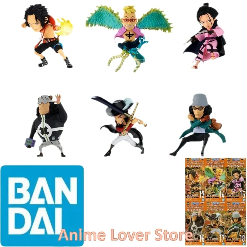 Bandai Banpresto Original One Piece WCF WT100 VO.3 Ace Marco Izou Kuma Mihawk - £20.65 GBP+