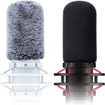 Microphone Windscreen Pop Filter Compatible With Hyperx Quadcast - Mic Foam - £35.96 GBP
