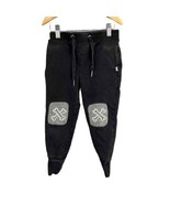 Minti Black Skull Patch Reinforced Knee Joggers Unisex Kids Size 5 - $17.35