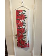 Vintage Vera Neumann Signature Christmas Poinsettia Tablecloth 59”X 93”R... - €37,66 EUR
