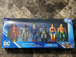 DC Comics Justice League 6 pack 4-inch Action Figures Flash Superman Batman NEW - £15.49 GBP