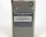Linenweave Twin Bedskirt Vintage Washed Gray Henstitch Tailored New - $18.99