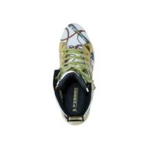 Mens High Top Shoes FIESSO by AURELIO GARCIA Chain Medusa Celebrity 2421 White image 8