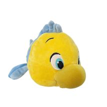 Disney Store The Little Mermaid Flounder Plush Stuffed Animal Blue Yello... - $19.40