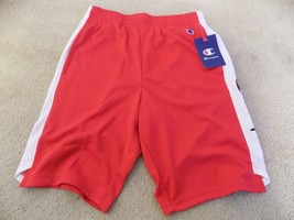 Champion Men&#39;s Shorts CZB500 White Large Red New w/Tags--FREE Shipping! - £7.82 GBP