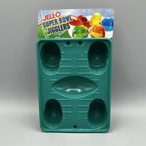 Jell-O Super Bowl Jigglers Green Football Helmets and Ball Mold Set of 4 Trays - £10.44 GBP