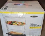 Bella 3 Tier Food Steamer Healthy Fast Simultaneous Cooking Model HY-4401ES - $59.39