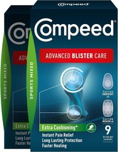 Compeed Adv Blister Care 9-Cnt Sports Mixed (2 Packs), Hydrocolloid Exp ... - £17.10 GBP