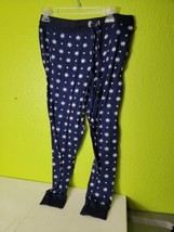 Star All Over Print Sleepwear Pants Womens Pajamas Size Large Blue Loung... - £14.67 GBP