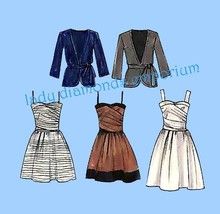 Cynthia Rowley Strappy Dress 2 Lengths Long Sleeve Jacket Womens Mini Sundress 1 - £10.97 GBP