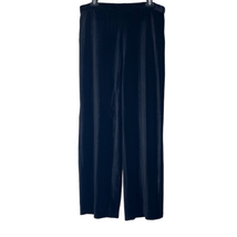 St John Womens Size Large Velvet Pants Black Sparkle Pockets Stretch Flo... - $93.46