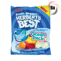 6x Bags Herbert&#39;s Best Ocean Pack Assorted Flavor Gummi Candy | 3.5oz - £14.65 GBP