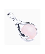 Heart Chakra Magic: Hand-Held Rose Quartz Pendant - Shop Now and Feel th... - $16.82
